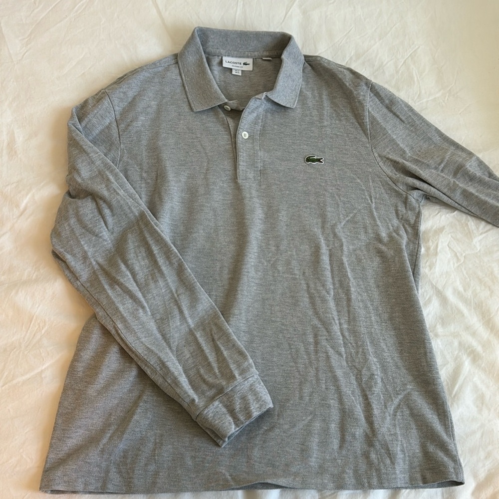 LACOSTE CLASSIC FIT LONG SLEEVE POLO